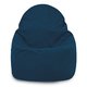 Bleu marine Pouf Poire Fauteuil Porto velours