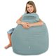 Menthe Pouf Poire Fauteuil Porto velours