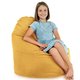 Jaune moutarde Pouf Poire Fauteuil Porto velours