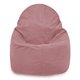 Rose poudré Pouf Poire Fauteuil Porto velours