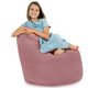 Rose poudré Pouf Poire Fauteuil Porto velours