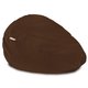 Marron Pouf Poire Enfants velours