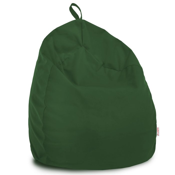 Vert foncé Pouf Poire Enfants velours