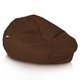 Marron Pouf Poire XL velours