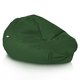 Vert foncé Pouf Poire XL velours