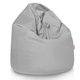 Gris clair Pouf Poire velours