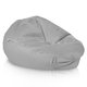 Gris clair Pouf Poire XL velours