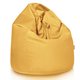 Jaune moutarde Pouf Poire velours