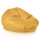 Jaune moutarde Pouf Poire XL velours