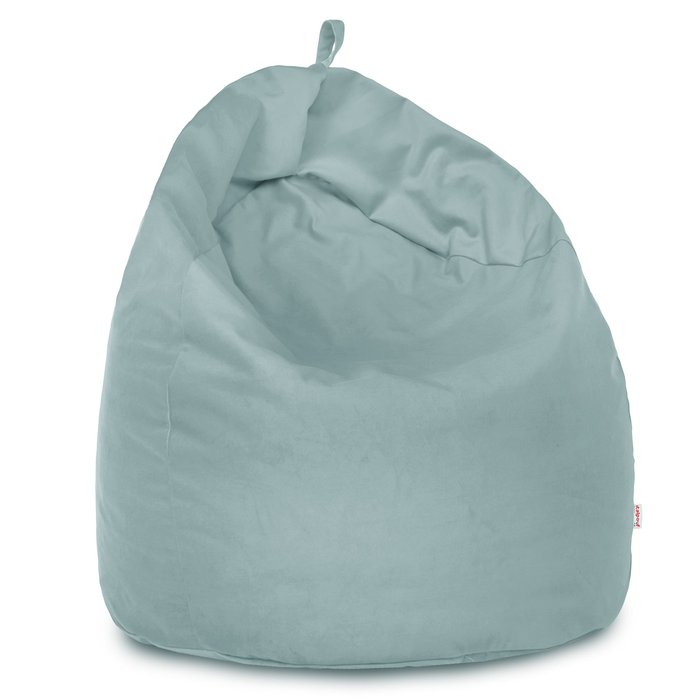 Menthe Géant Pouf Poire XXL velours