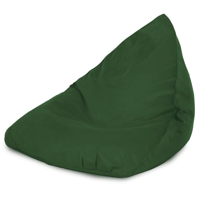 Vert foncé Pouf Poire Bermuda de salon velours