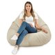 Perle Pouf Poire Drop XXL velours