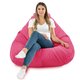 Rose Pouf Poire Drop XXL velours