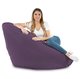 Violet Pouf Poire Drop XXL velours