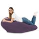 Violet Pouf Poire Drop XXL velours