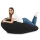 Noir Pouf Poire Drop XXL velours