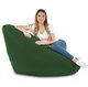 Vert foncé Pouf Poire Drop XXL velours