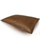 Marron Pouf Poire Coussin Premium Naturel Cuir