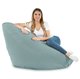 Menthe Pouf Poire Drop XXL velours