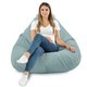 Menthe Pouf Poire Drop XXL velours