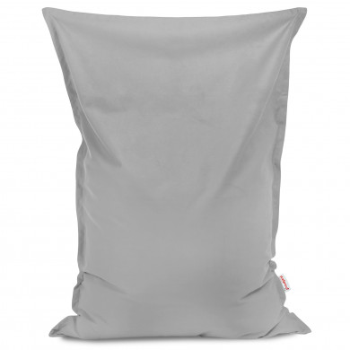 Gris clair Pouf Poire Coussin velours