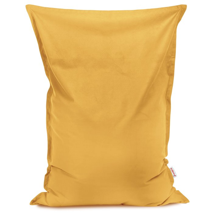 Jaune moutarde Pouf Poire Coussin Pour Enfants velours