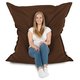 Marron Pouf Poire Coussin XXL velours