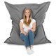 Acier Pouf Poire Coussin XXL velours