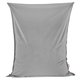 Gris clair Pouf Poire Coussin XXL velours