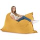 Jaune moutarde Pouf Poire Coussin XXL velours