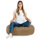 Beige Coussin Rond Monaco velours