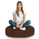 Marron Coussin Rond Monaco velours