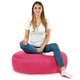 Rose Coussin Rond Monaco velours