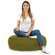 Vert Coussin Rond Monaco velours