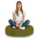 Vert Coussin Rond Monaco velours