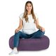 Violet Coussin Rond Monaco velours