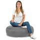 Acier Coussin Rond Monaco velours