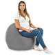 Acier Coussin Rond Monaco velours