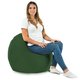 Vert foncé Coussin Rond Monaco velours