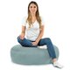 Menthe Coussin Rond Monaco velours