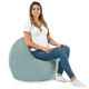 Menthe Coussin Rond Monaco velours