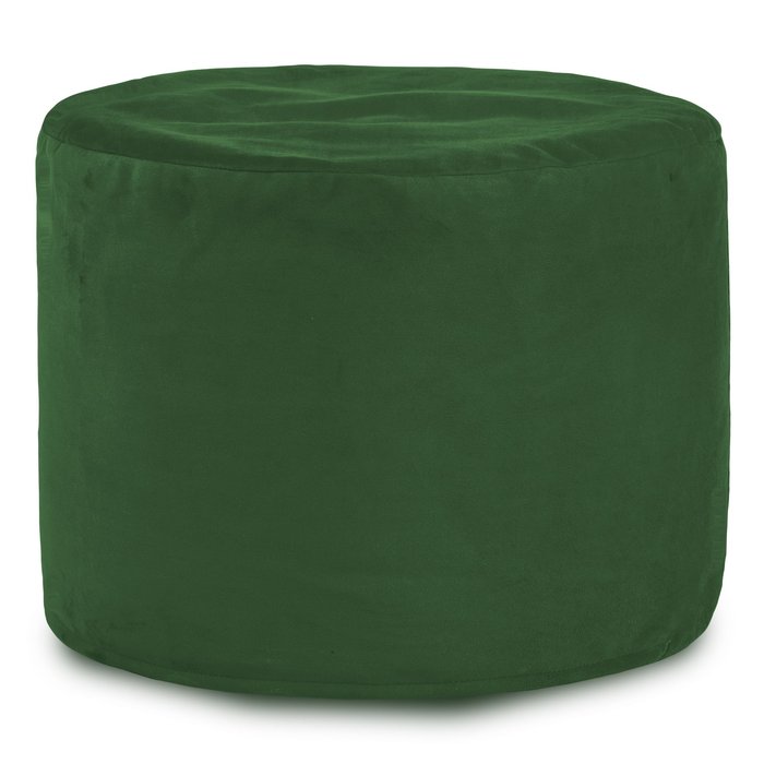 Vert foncé Pouf Cylindre velours