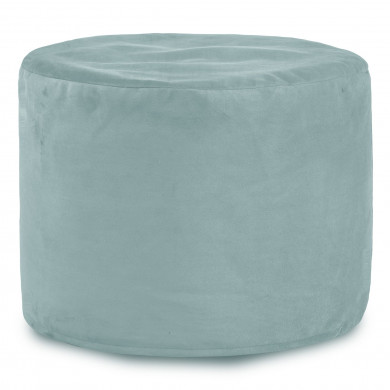 Menthe Pouf Cylindre velours