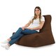 Marron Pouf Poire Fauteuil Bali velours