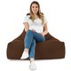 Marron Pouf Poire Fauteuil Bali velours