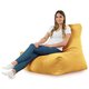 Jaune moutarde Pouf Poire Fauteuil Bali velours