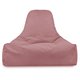 Rose poudré Pouf Poire Fauteuil Bali velours