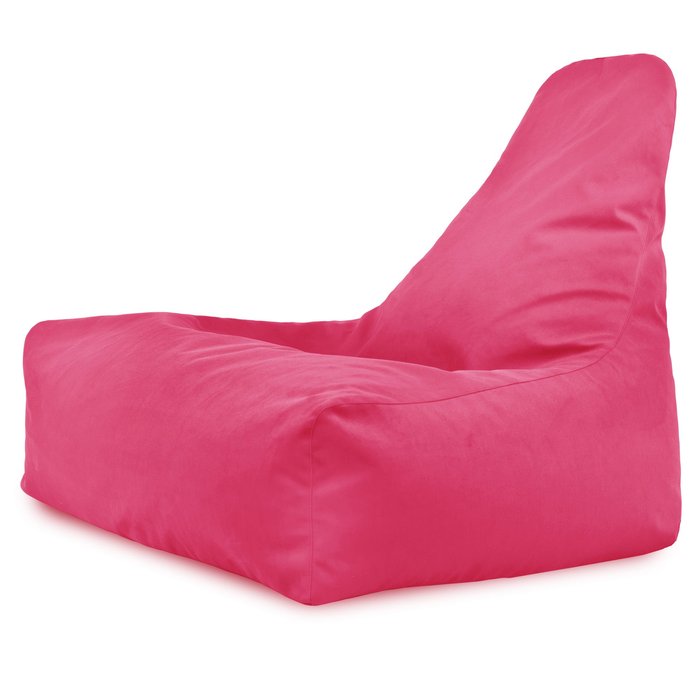 Sitzsack Sessel Bali Plüsch Rosa
