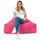 Rose Pouf Poire Fauteuil Bali velours