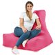 Rose Pouf Poire Fauteuil Bali velours